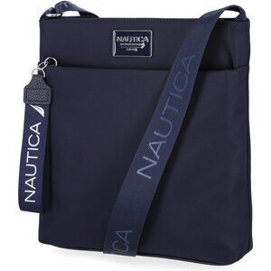 Women's Indigo 2 Nylon Crossbody Bag Purse with Adjustable Shoulder Strap